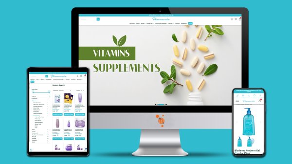 Pharmavibe - Κατασκευή Eshop της εταιρείας Pharmavibe